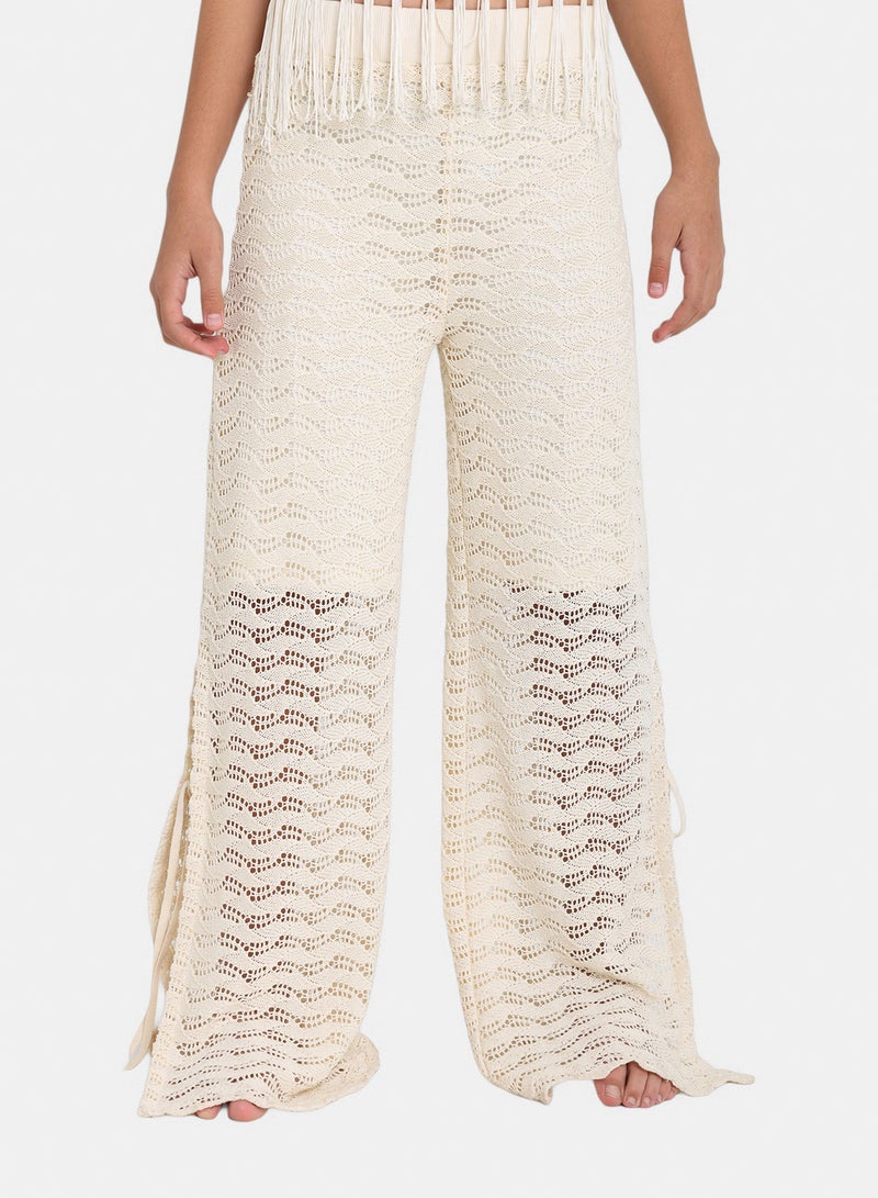 Junior Girls Wide Leg Pant - Image 1
