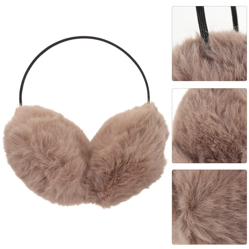 Women Winter Ear Muff Faux Warm Earmuff Plush Ear Warmer Outdoor Ear Cover - Image 1
