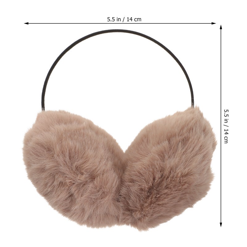 Women Winter Ear Muff Faux Warm Earmuff Plush Ear Warmer Outdoor Ear Cover - Image 2