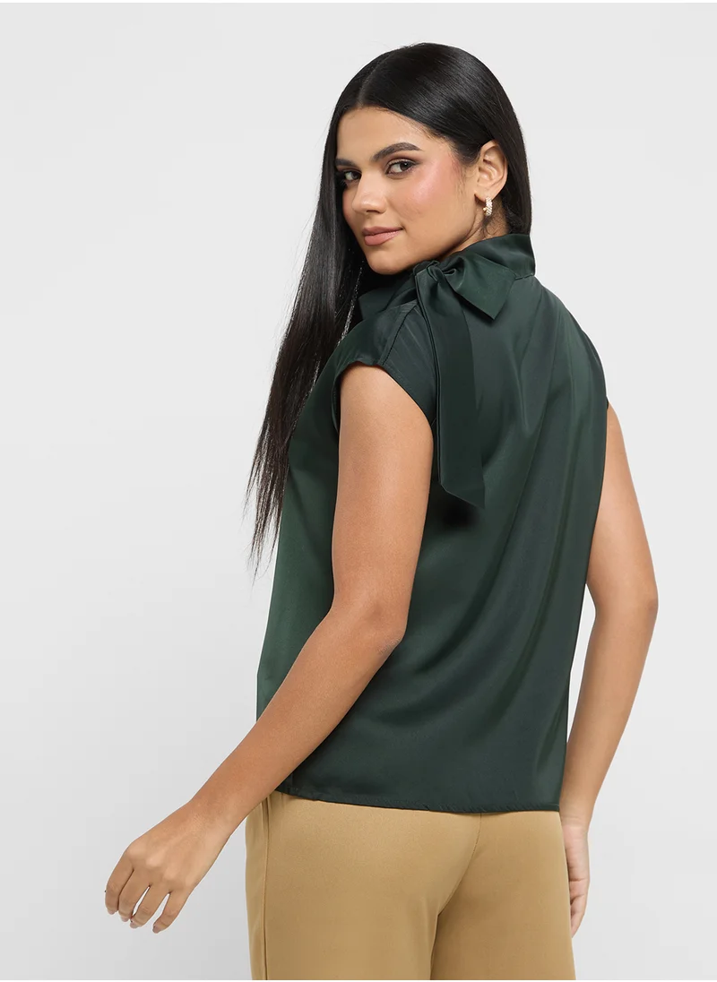 ايلا Tie Detail Top