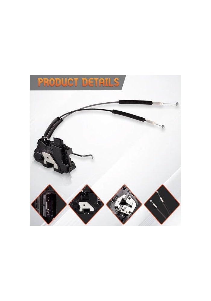 Unikpas Rear Right Door Lock Actuator Compatible for Kia Soul 20112013 Replace Passenger Side Door Latch Assembly - Image 3