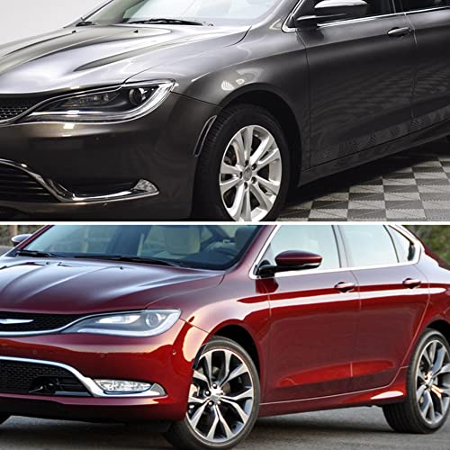 Tonsya For 2015 2016 2017 Chrysler 200 Front Bumper side Marker Housings Replacement Smoked Lens 68206449A 68206450A - Image 4