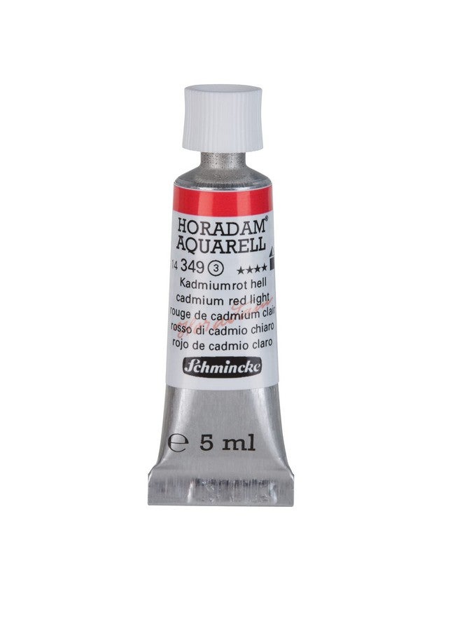 Schmincke 14349001 Horadam Artists Watercolors Cadmium Red Light 5 ml Tube (Series 3) - Image 1