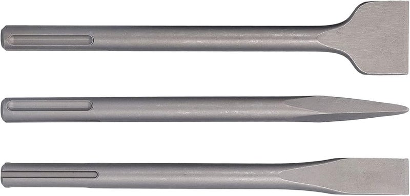 3 قطع من مجموعة الإزميل المتينة من الفولاذ الكربوني مقاس 2 لأعمال البلاط والخرسانة - Image 3