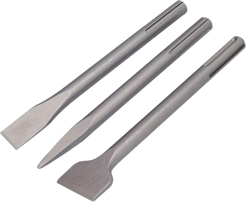 3 قطع من مجموعة الإزميل المتينة من الفولاذ الكربوني مقاس 2 لأعمال البلاط والخرسانة - Image 4