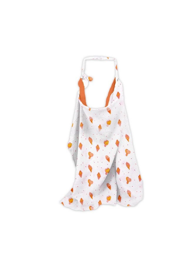 MOM's HOME Organic Cotton Muslin Nursing Cover For Breastfeeding Apron|Ice-Cream,1 Count - pzsku/Z44E554C6A0389EAAB89AZ/45/_/1738305530/c87017c9-50d8-4ab5-938e-88681b2423ce