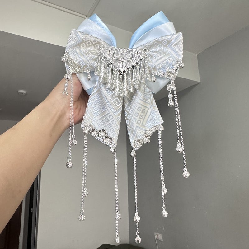 Guangxi Zhuang Brocade Handmade Butterfly Hair Clips Gift Set - Image 1