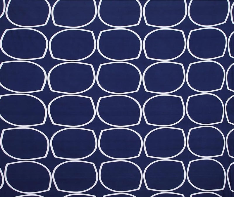 NEW LEAF Premium Cotton Elastic Fitted Bedsheets with 2 King Size Pillow Covers | Double Bed with All Around Elastic 220 TC Supersoft |Size-72 King Sizex78+10 inches | Navy Blue - Image 3