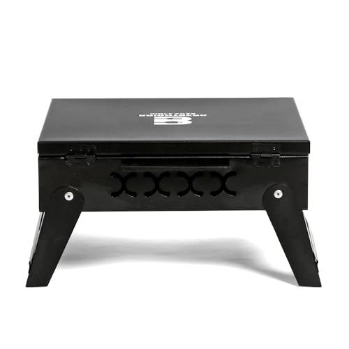 BRIGHTBERG Mirco Traveller Tandoori Grill For Home With 5 Skewers, Tong And Glove - Image 4