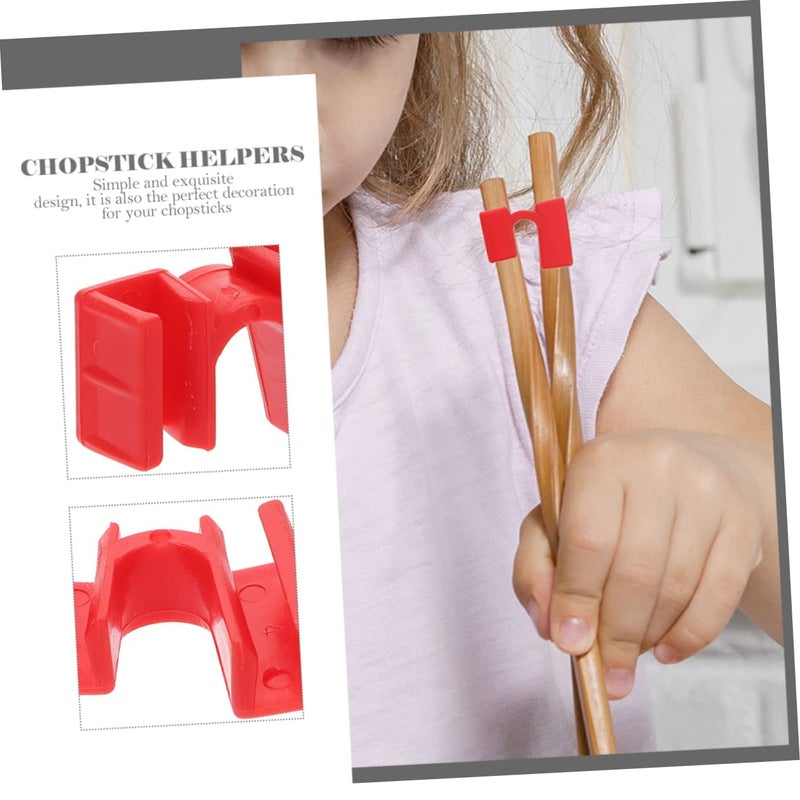 Black Chopstick Training Helper 6pcs Safe Smooth Design for Adult Beginners - Image 5