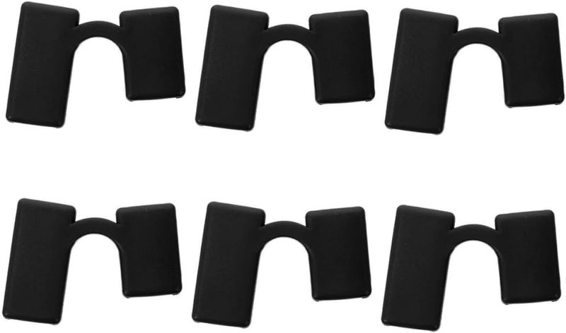 Black Chopstick Training Helper 6pcs Safe Smooth Design for Adult Beginners - Image 1