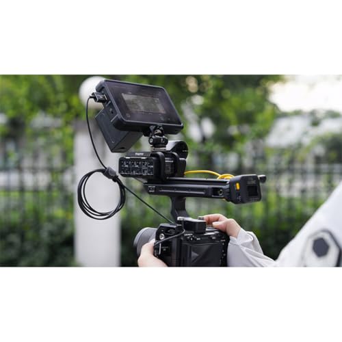 Tilta XLR Extension Bracket for/Compatible with Sony FX3 | Custom Designed | Mount Accessories | Secure Connection | Extended Grip | Lightweight & Durable | TA-T13-XLR (Titanium Gray) - Image 2