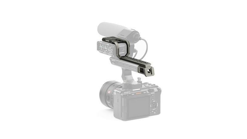 Tilta XLR Extension Bracket for/Compatible with Sony FX3 | Custom Designed | Mount Accessories | Secure Connection | Extended Grip | Lightweight & Durable | TA-T13-XLR (Titanium Gray) - Image 3