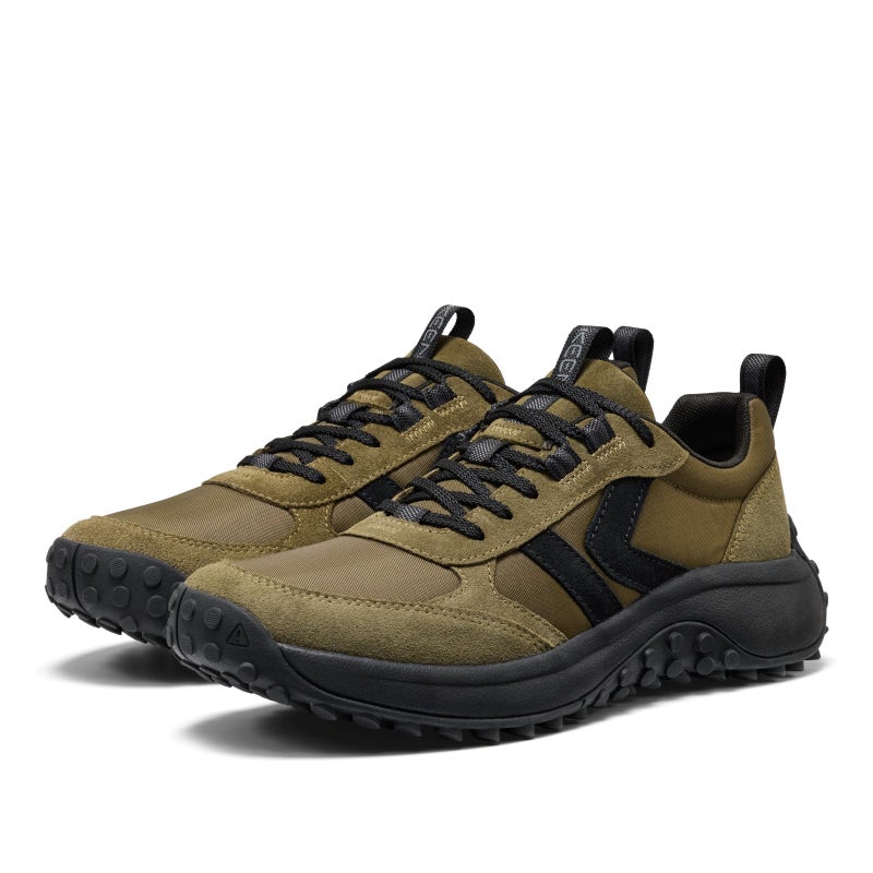KEEN Men's KS86 Comfortable Durable Retro Style Sneakers, Dark Olive/Black, 11 - Image 4