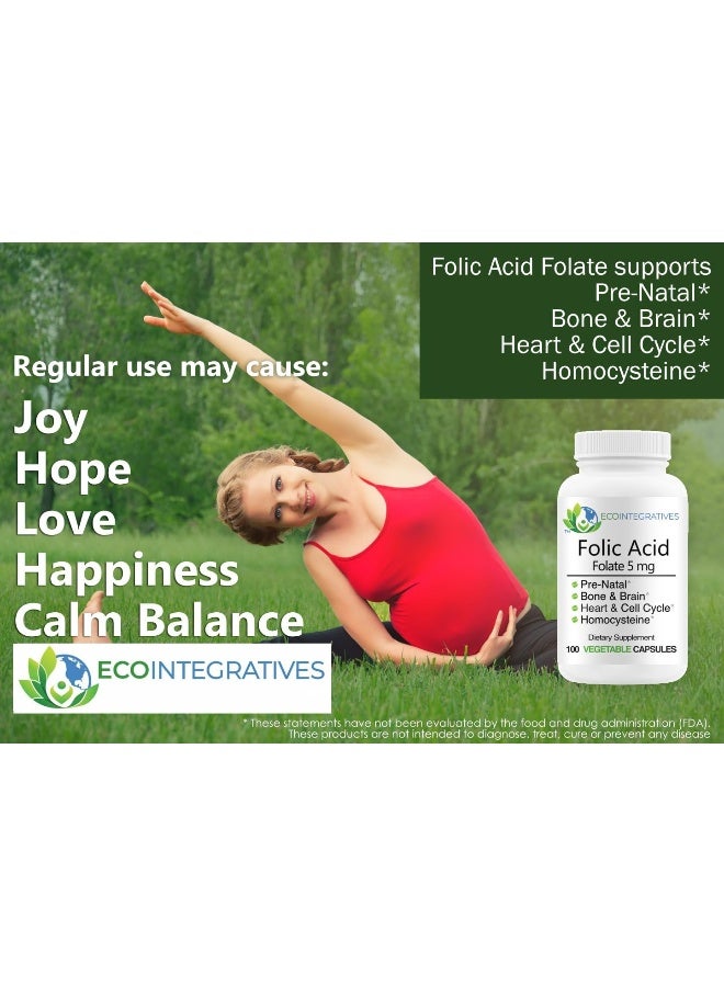 EcoIntegratives Folic Acid Capsules for Prenatal Health - Image 5