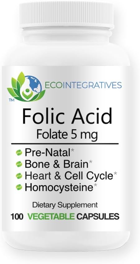 EcoIntegratives Folic Acid Capsules for Prenatal Health - Image 1