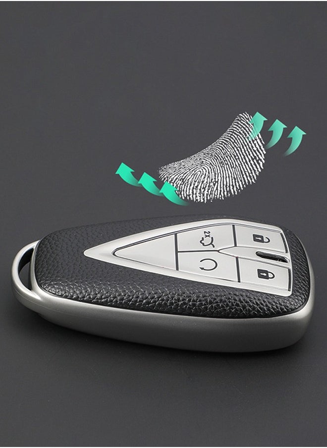 Generic - Suitable For Changan UNI/UNI-T/CS75/Eado Plus/UNI-K/CS85/Alsvin/UNI-V/CS95/CS35 key Protection Case High-end Car Key Case - Image 1