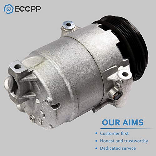ECCPP ضاغط تكييف الهواء ECCPP 2008-2012 مناسب لشيفروليه ماليبو 2.4L 2007-2010 لبونتياك G6 2.4L مع القابض - Image 5