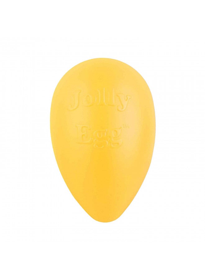 Jolly Pets Jolly Egg Dog Toy, 12 Inches/Large, Yellow - Image 1