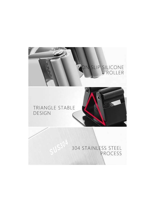 Green Tiger 4 PCS Self Adhesive Broom Holder Wall Mount, Heavy Duty 304 Stainless Steel Anti-Rust & Anti-Slip Mop Holder for Home, Kitchen, Bathroom, Garden & Garage Storage - Image 3