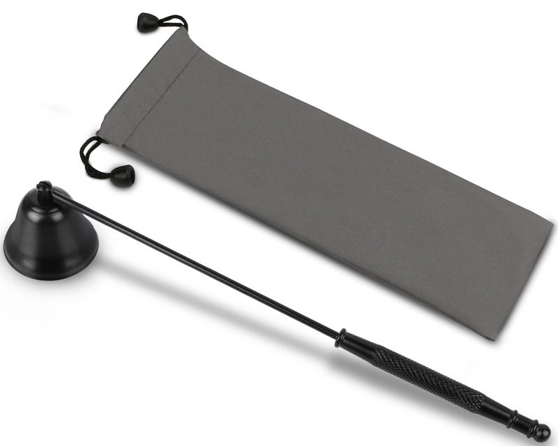 Candle Snuffer Black Elegant Candle Extinguisher Snuffer Accessory with Long Handle for Putting Out Candle Flame Safely GOSGOONE Premium Stainless Steel Candle Stopper Wick Snuffer for Candle Lovers