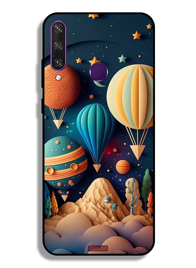 Tolwak Huawei Y6p Protective Case Cover Perrashut Art - Image 2
