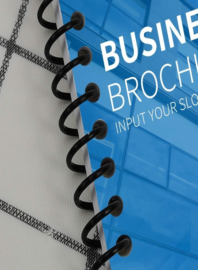 Dotpot Combo Pack for A/4 Spiral Binding Sheet 2 Packet (Grey & Transparrent) with Spiral Binding Black Ring 3 Packet(Ring Size - 8MM, 10MM, 12MM) - Image 2