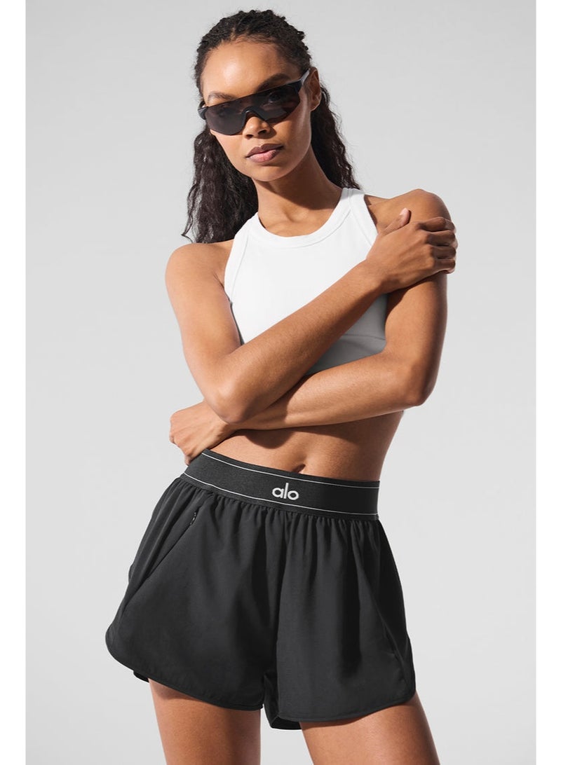 Alo Yoga Match Point Lightweight Functional Running Shorts with Hidden Pockets - Image 5
