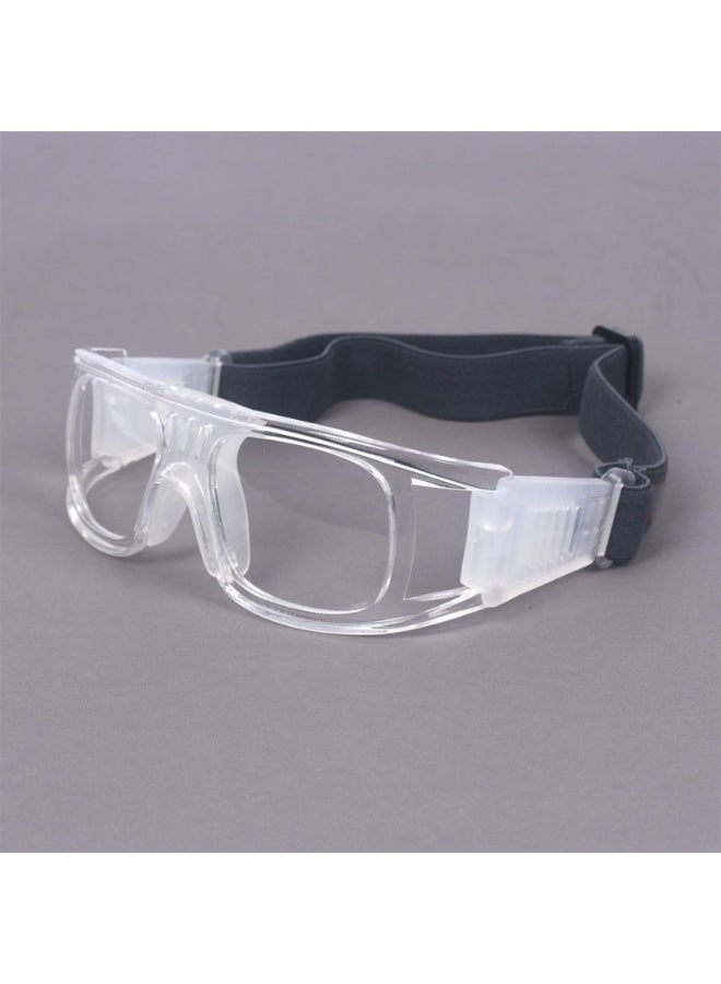 نظارات رياضية للرجال نظارات واقية من الصدمات والتصادم وكرة السلة وكرة القدم (اللون: أبيض) - Image 2