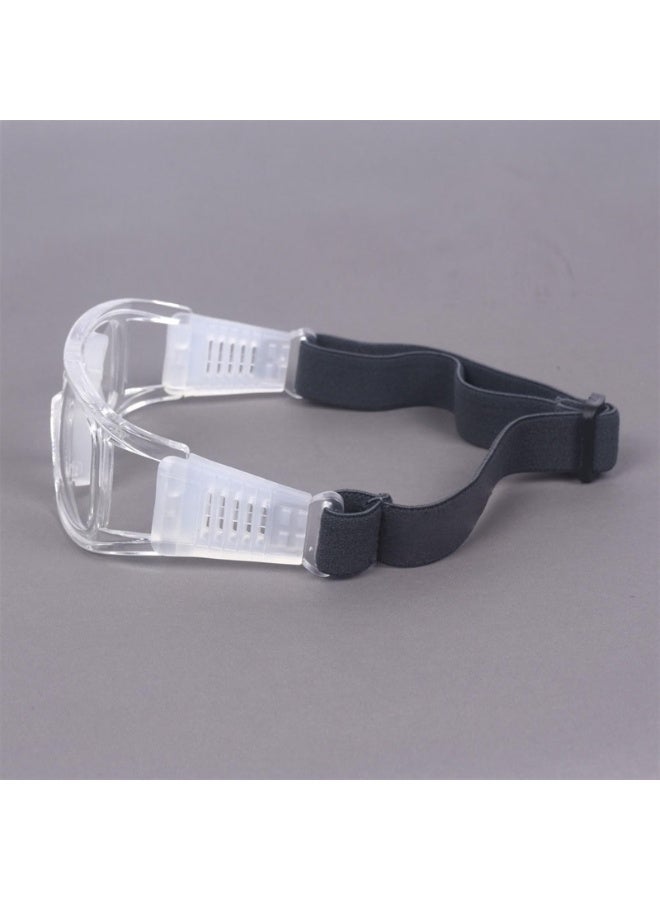 نظارات رياضية للرجال نظارات واقية من الصدمات والتصادم وكرة السلة وكرة القدم (اللون: أبيض) - Image 3