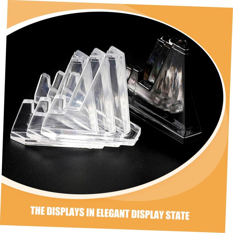 8 Pcs Mini Easel Stand For Coins Trading Cards Collectibles Display Holder Rack - Image 4