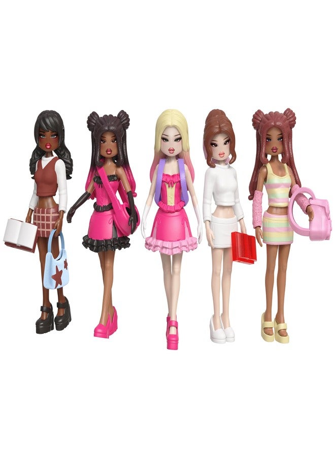 PhatMojo Dress to Impress — Mystery Models — Superstar 5-Pack — Series 1 — Star Storage Case —Small Dolls — Blind Box Collectible Set — Includes DLC Code — Officially Licensed Toys - Image 3