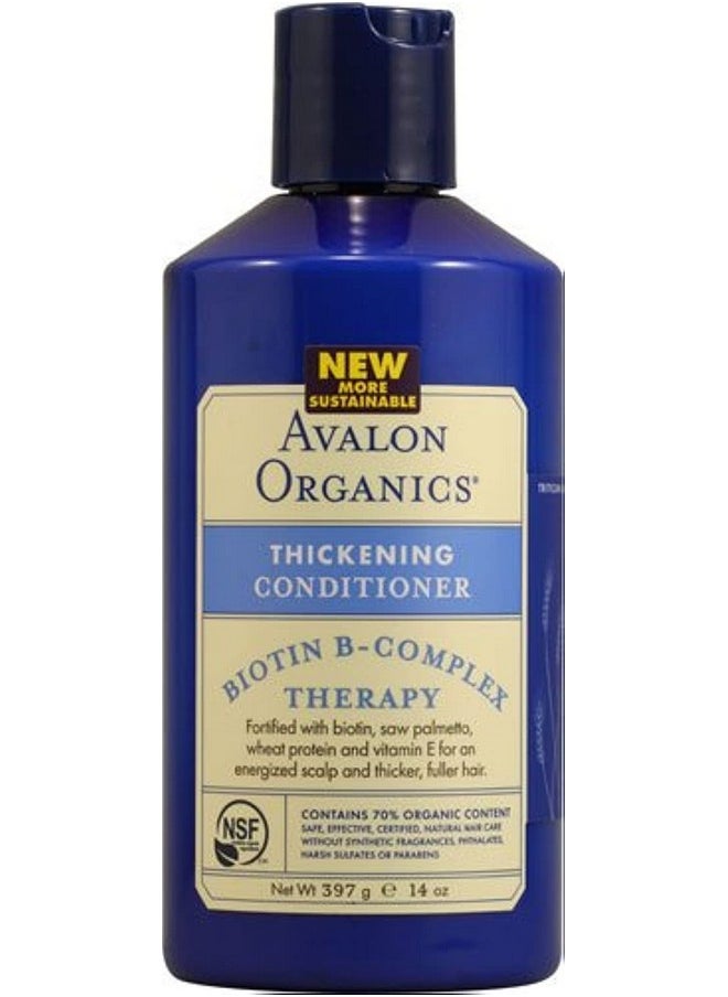 Avalon Organics Thickening Conditioner Biotin Bcomplex 14 Oz  - Image 1