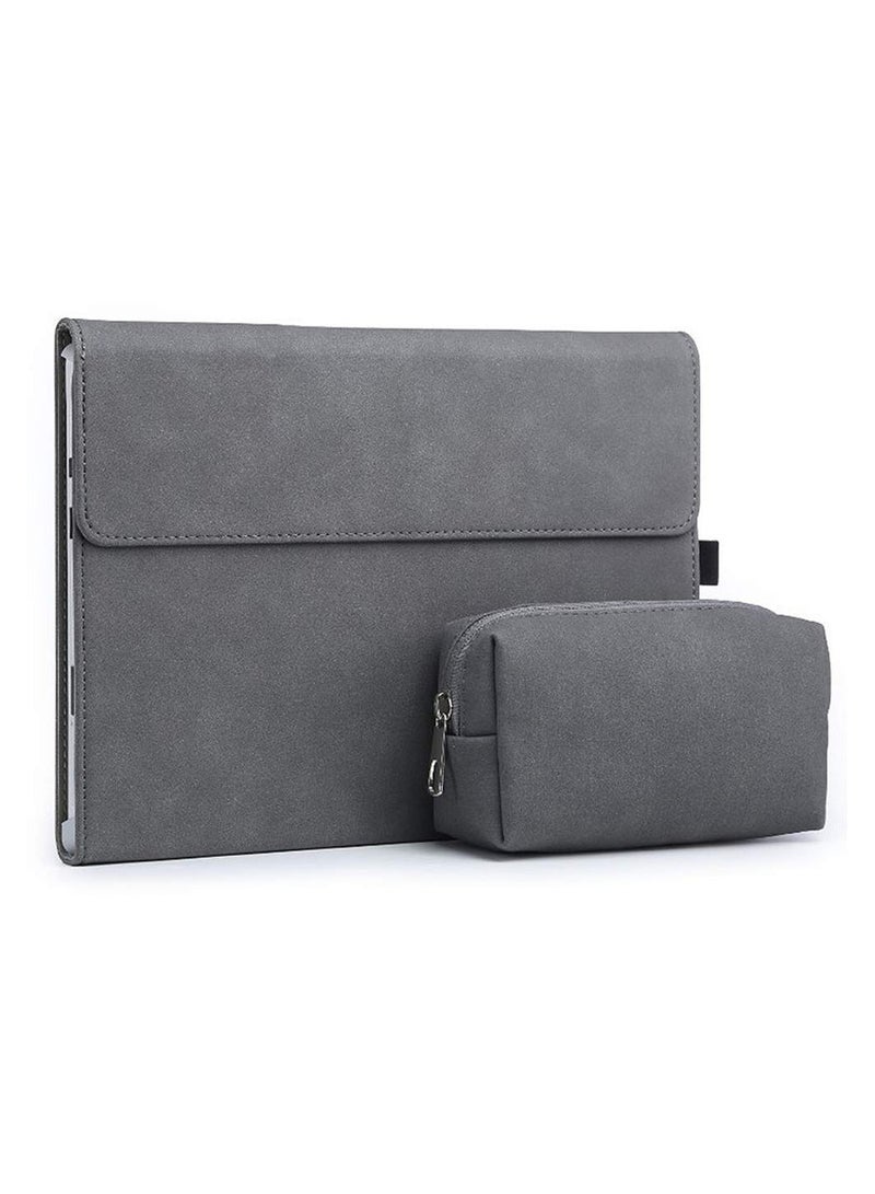XICEN Laptop Sleeve Case Leather Case for Microsoft Surface Pro 7/6/5/4, Slim Lightweight Smart Envelope Sleeve Bag Laptop Tablet Carrying Cover-With A power storage bag - Image 2