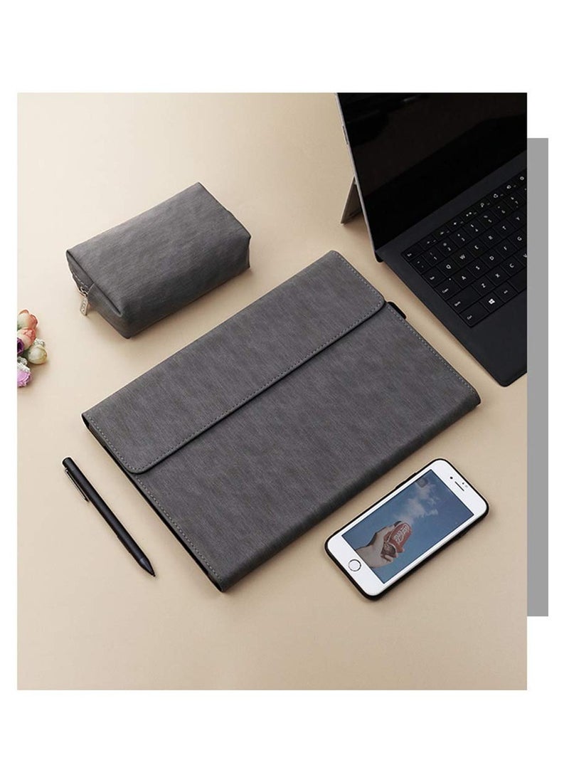XICEN - XICEN Case for Microsoft Surface Pro 7/6/5/4, Slim Lightweight Smart Envelope Sleeve Bag Laptop Tablet Carrying Cover-With A Accessory Pouch - Image 1