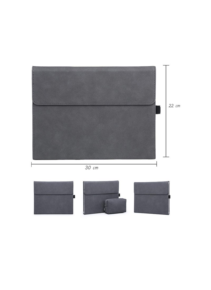 XICEN - XICEN Case for Microsoft Surface Pro 7/6/5/4, Slim Lightweight Smart Envelope Sleeve Bag Laptop Tablet Carrying Cover-With A Accessory Pouch - Image 1