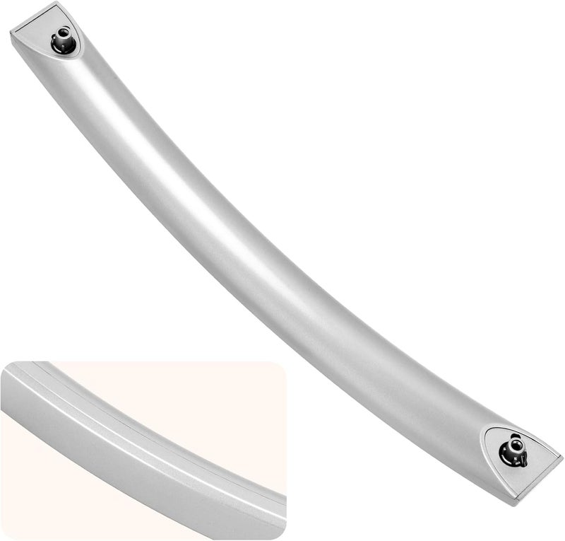 P Polerden 2025 Upgrade ME16A4021AS Microwave Door Handle, Replaces for Samsung DE94-04313F Handle, DE94-04313F Microwave Door Handle, Same as Samsung OEM Microwave Han dle (No Screws) - Image 1