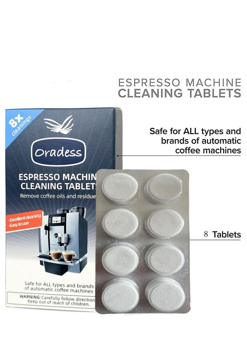 اوراديس أقراص تنظيف ماكينات القهوة، أواني صنع القهوة، أقراص إزالة الترسبات الكلسية وتنظيفها، أقراص إزالة الترسبات الكلسية وتنظيفها لماكينات الإسبريسو الأوتوماتيكية - Image 2