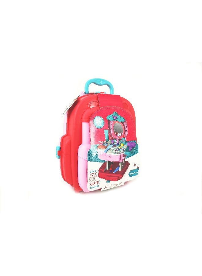 TTC 2-in-1 Dresser Playset, Convertible into Backpack, 30 pcs - Image 3