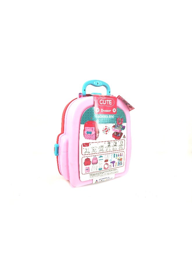 TTC 2-in-1 Dresser Playset, Convertible into Backpack, 30 pcs - Image 4
