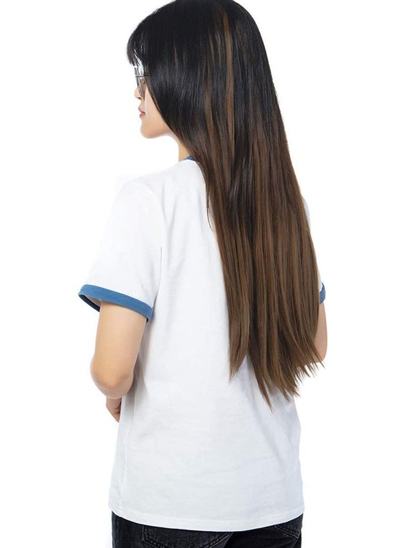 إستيل وصلات شعر من 4 قطع 11 مشابك شعر مستقيمة سميكة كاملة الرأس مزدوجة اللحمة على وصلات إطالة الشعر الاصطناعية للنساء بني كستنائي فاتح مستقيم - Image 5