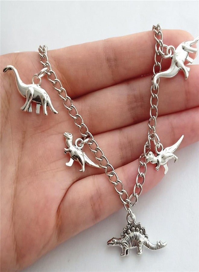 AETYWYEIN Punk Dinosaur Charm Pant Chain, Quirky Stegosaurus Pendant Jeans Accessories, Hip Hop Layered Belt Chains, Wallet Chain Bags DIY Jewelry Pocket Chain - Image 3