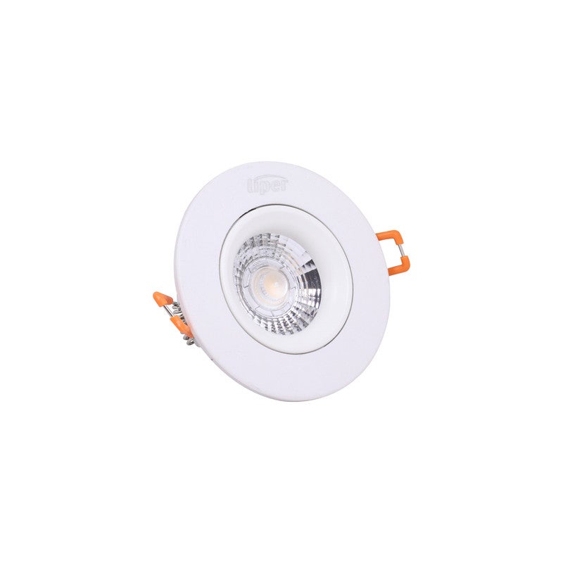 LIPER Round compact downlight 5W warm with lens quantity 3 - Image 1