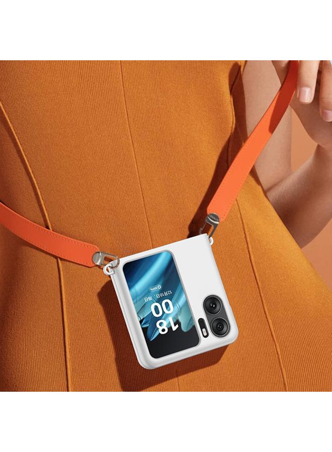 erorex Case For OPPO Find N2 Flip Gradient Color Skin Feel PC Full Coverage Shockproof Phone Case - Image 3