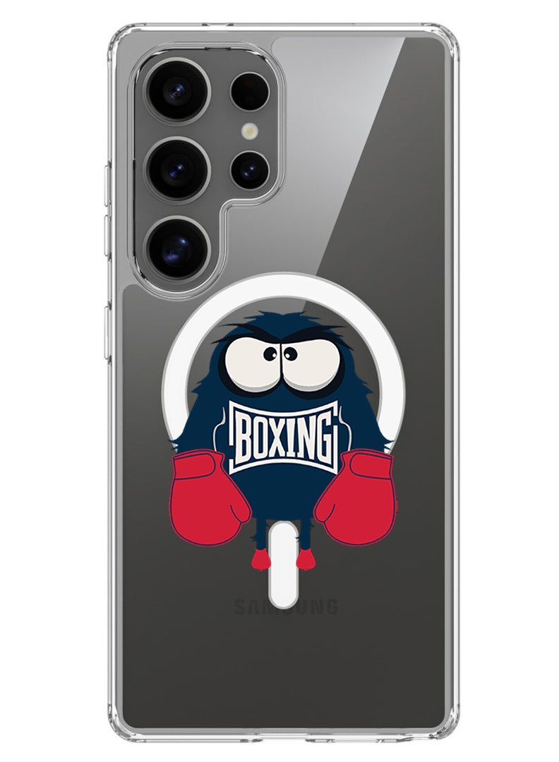 Theodor Magnetic Case for Samsung Galaxy S25 Ultra 6.9-inch Compatible with MagSafe Wireless Charging, Shockproof Phone Bumper Cover Boxing - Image 1