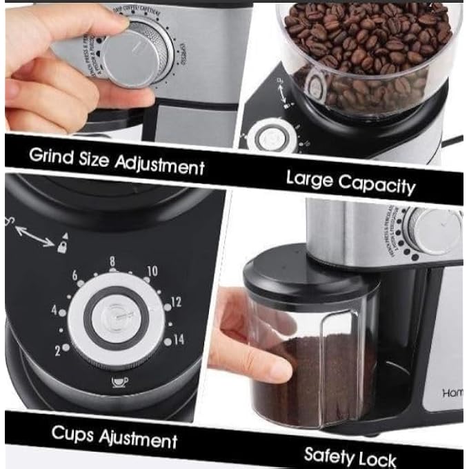 FIPKA DlcCm7319 MultiSpeed Coffee Grinder 240G150W - Image 5