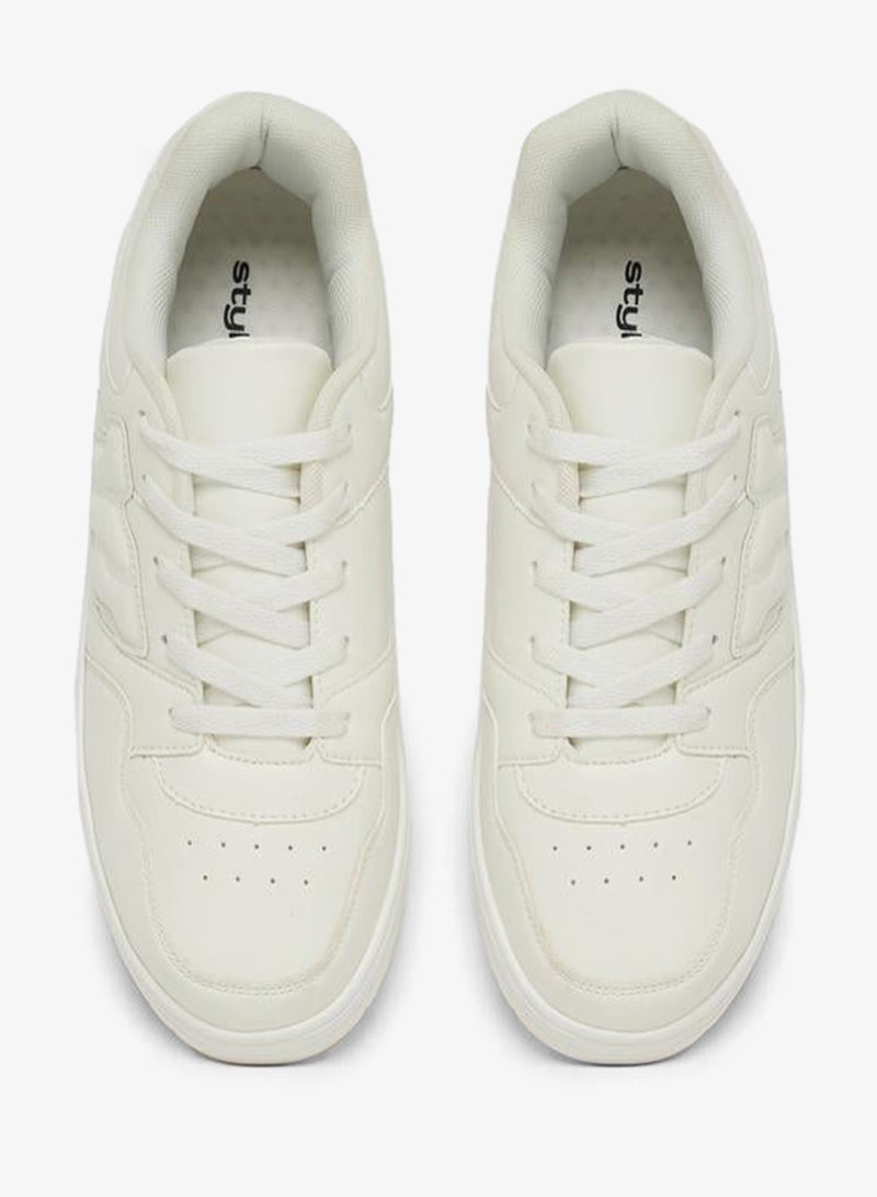 ستايلي اكتيف حذاء سنيكرز بنعل بلاتفورم ورباط غلق - Image 5