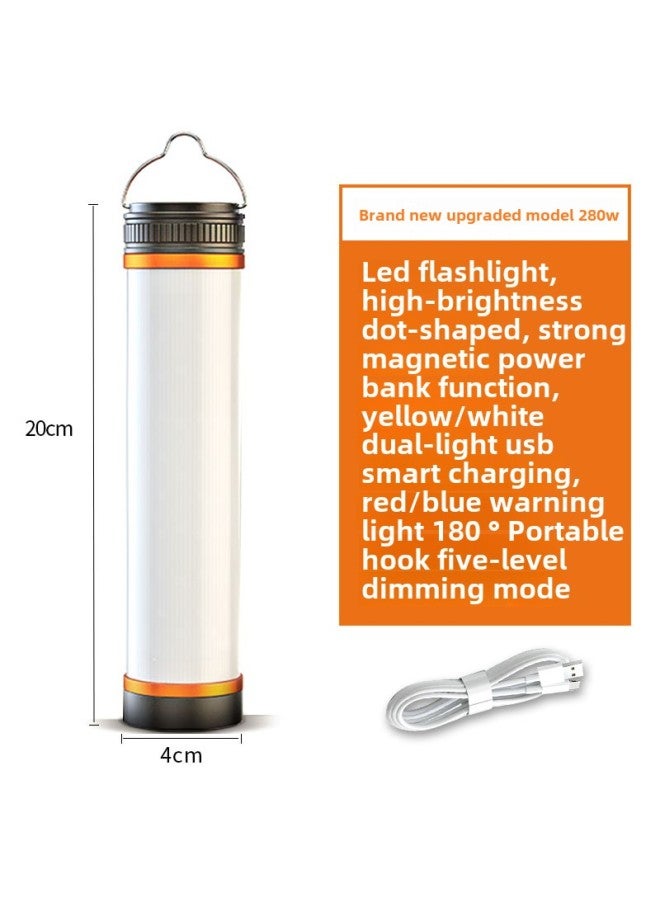 Loquat Super Bright Work Light Auto Repair Repair Light Led Magnetic Strong Light Car Repair Car Repair Lighting Flashlight Charging-Product Specifications:Deluxe Version 280w Super Portable, Can Last 16-2 - Image 1