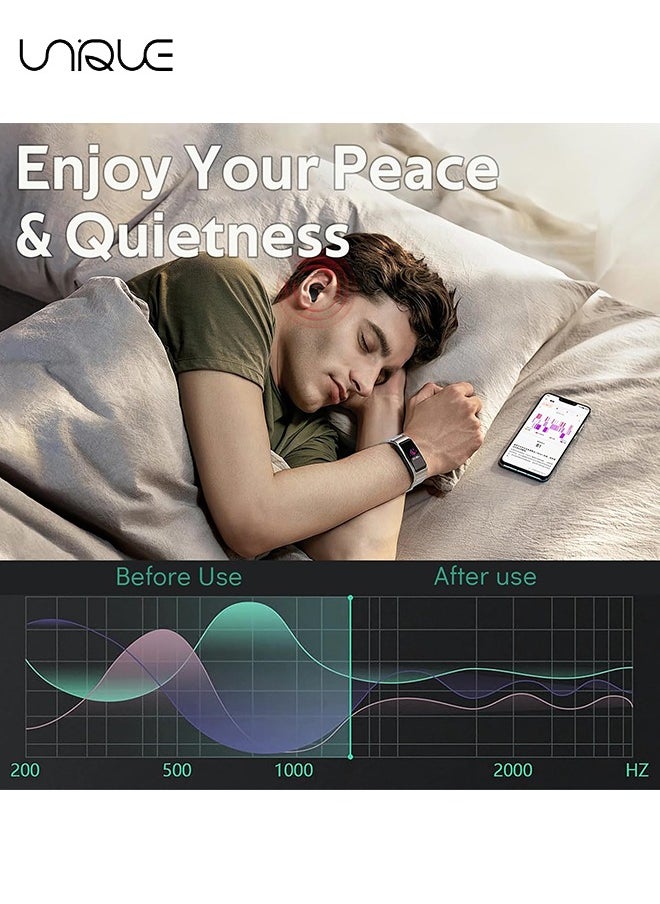 Unique Noise Reduction Ear Plugs, Ultra Comfortable Silicone Reusable Ear Plugs for Sleeping, Snoring Swimming, Studying, Concerts, Noise Cancelling and Hearing Protection - Black  - Image 3