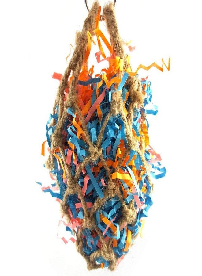 Litewoo Bird Foraging Shredding Nest Chew Hanging Toy for African Grey Cockatoos Conure Parakeet Quaker Cockatiel Cage Accessories - Image 5